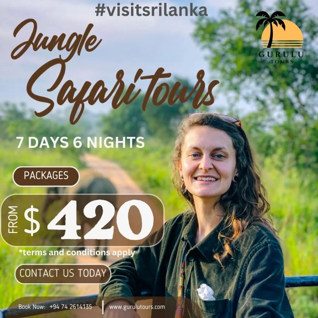 gurulutours packages. 7 day 6 nights, safari , wild life tour