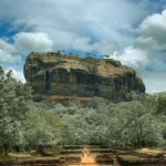 Seegiriya rock fortress sri Lanka, polonnaruwa, Anuradapura , Dambulla cave mountain. Lion feet