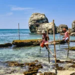 Traditional Sri Lanka fishing